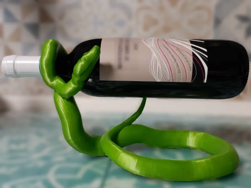 PORTABOTTIGLIE DI VINO A SERPENTE