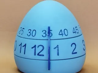 Ovoid Clock