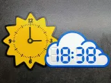 Analog and digital clocks, learn time-3