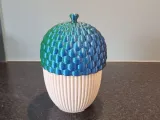 Geometric Acorn Box - Stylish Desktop Storage-3