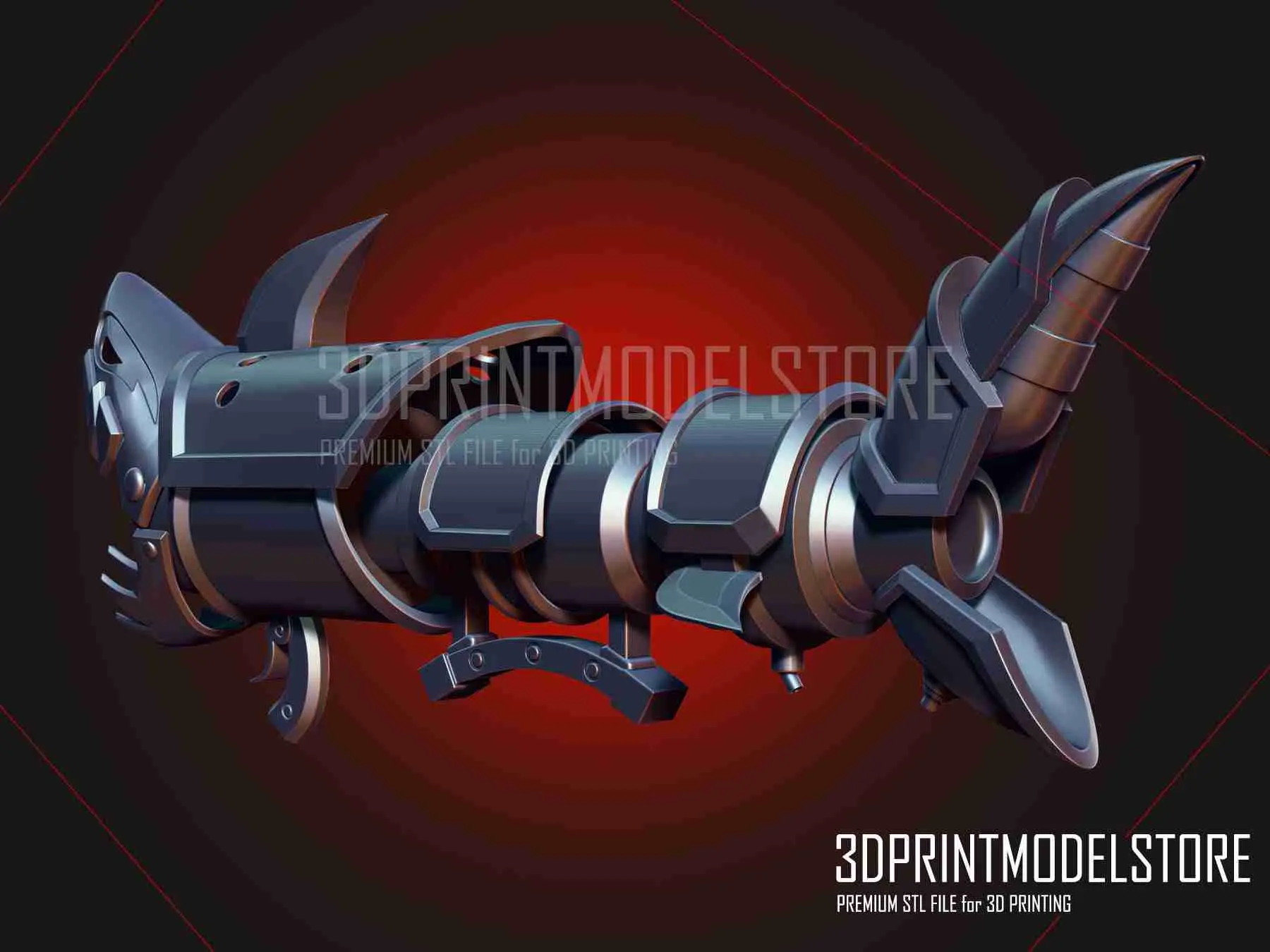 League of Legends LOL Jinx Fishbones Cosplay Silahı