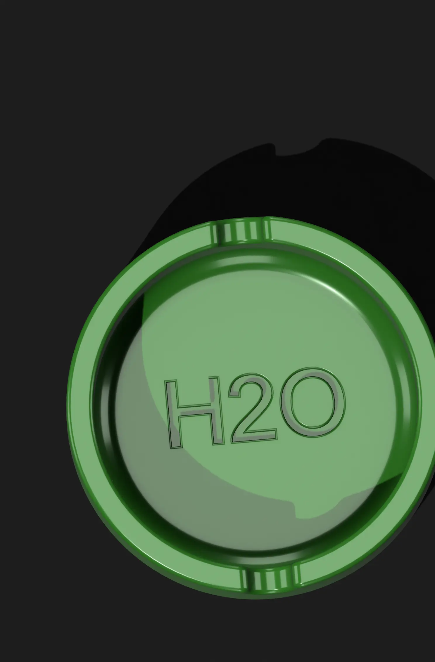 H2O ash tray