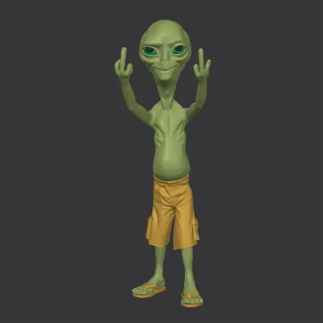 rude paul the alien