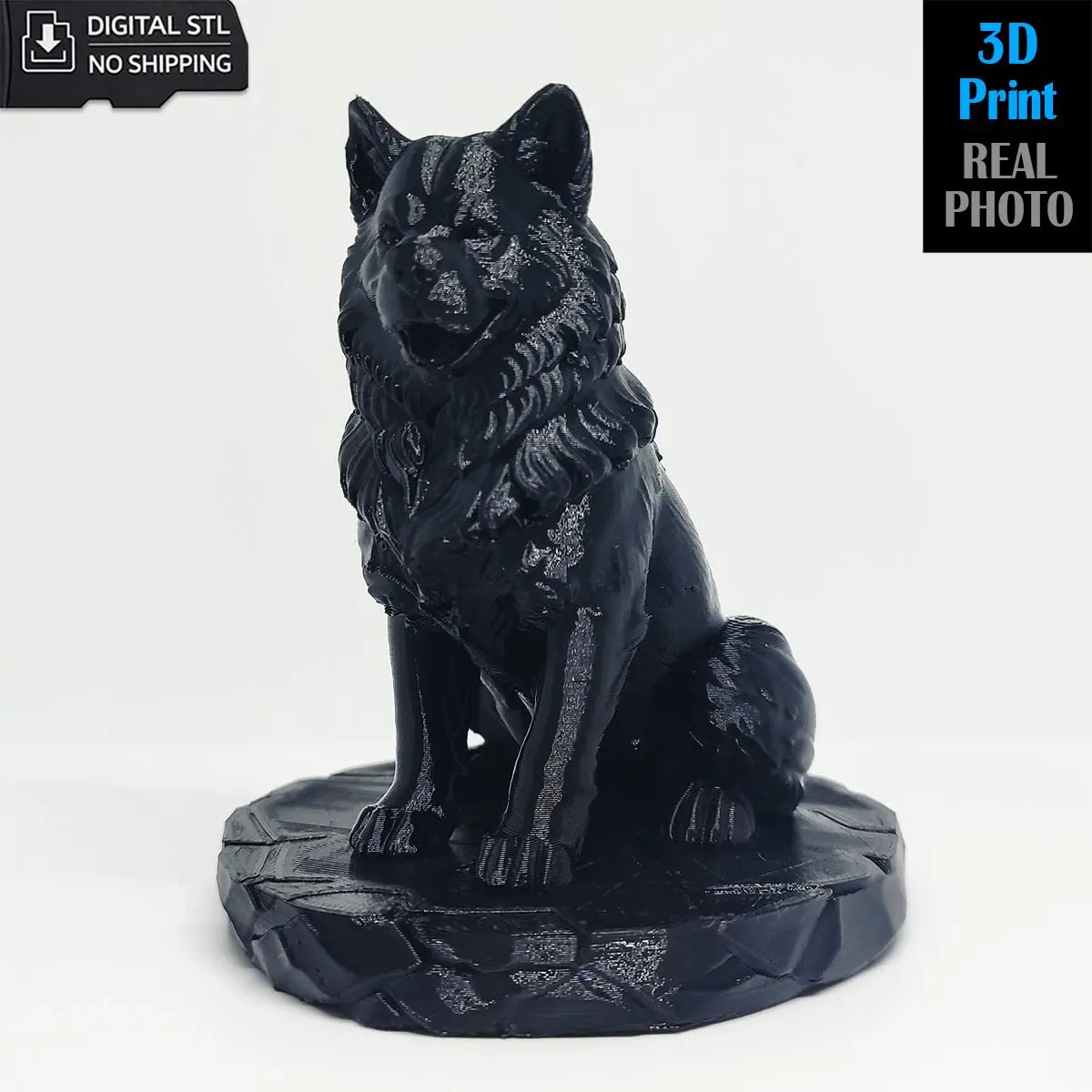 Akita Inu STL – 3D Printable Dog Statue