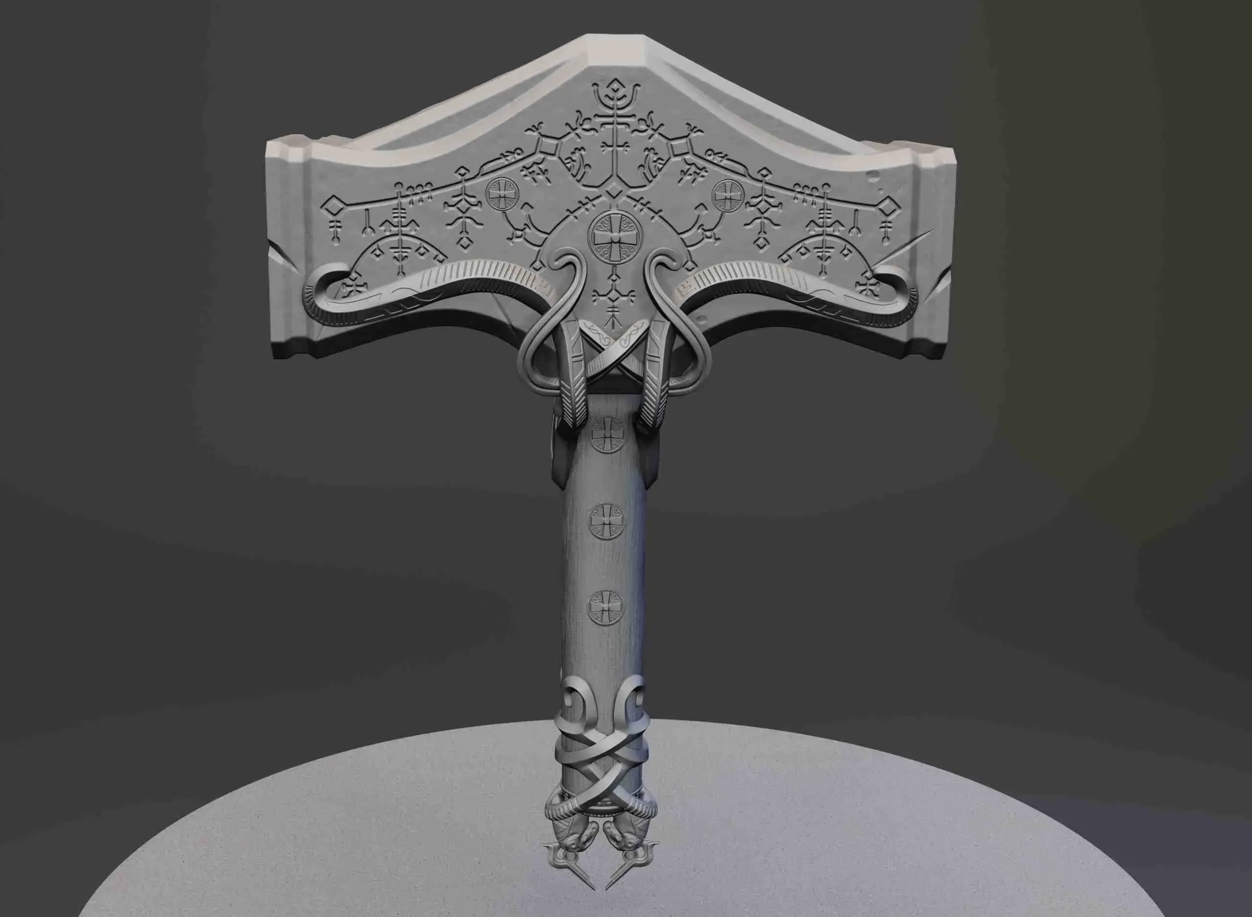 MJOLNIR - GOD OF WAR - READY TO PRINT 3D MODEL
