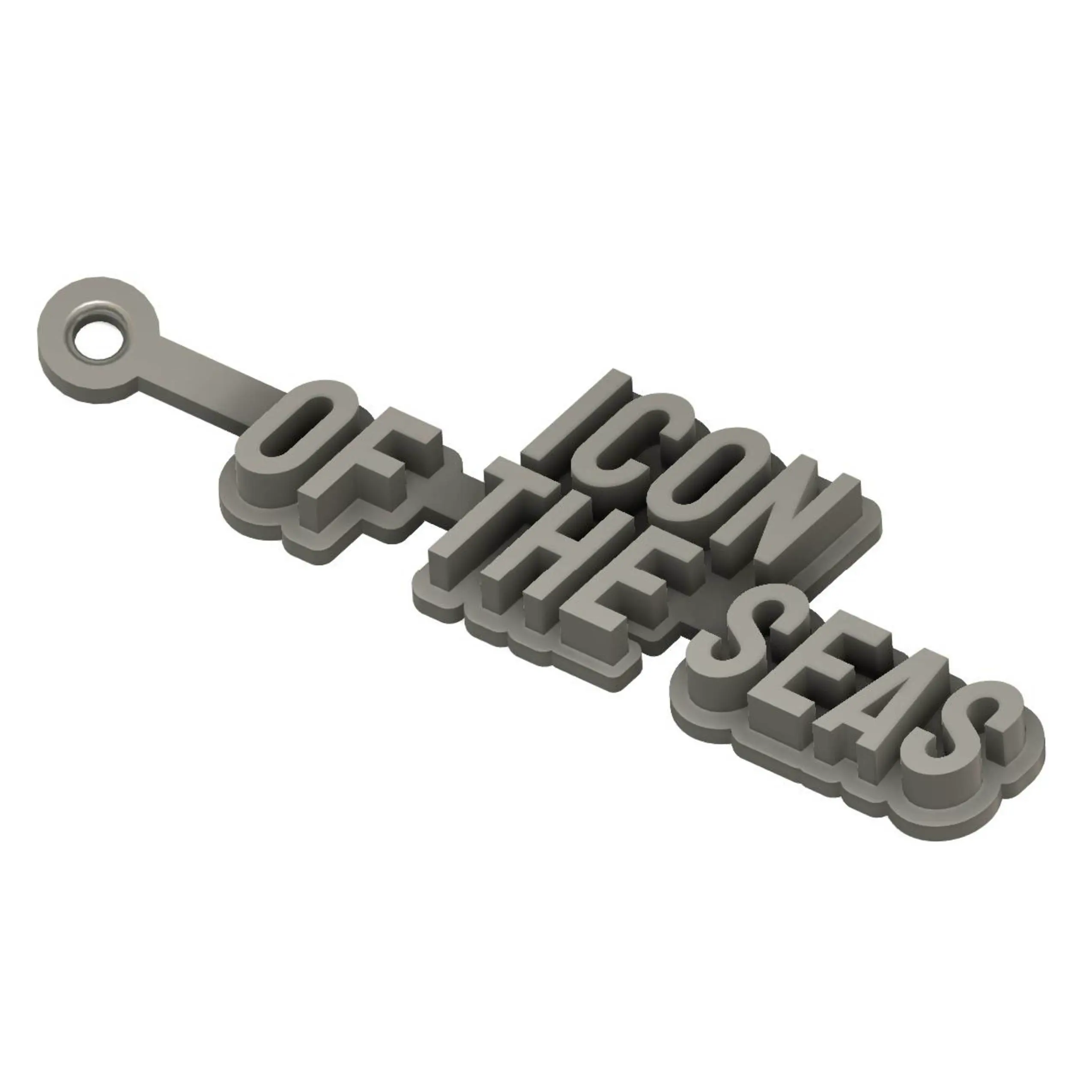 Rcl Icon Other STL Descarga - Royal Caribbean Icon of the Seas Keychain ...