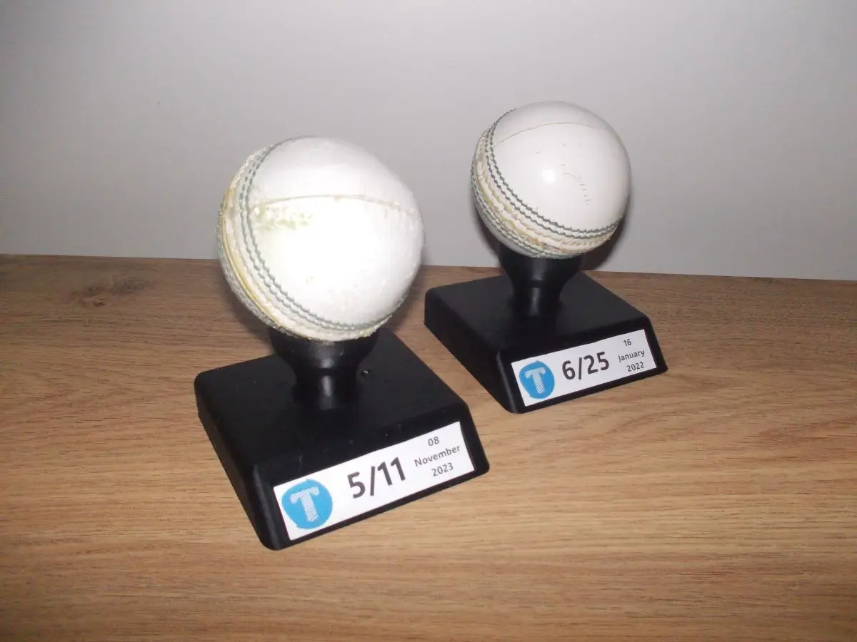 Cricket Ball Stand (with plaque) (free)