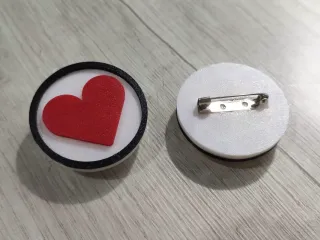 Broche corazón
