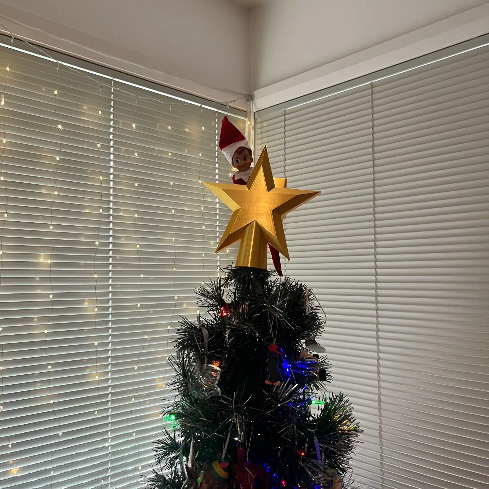 Elf on the Shelf Christmas Tree Star