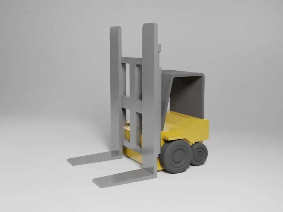 Simple Mini Forklift Bookend