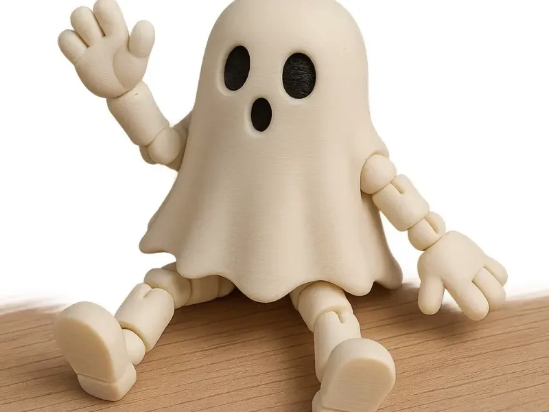 Articulated Ghost Figurine