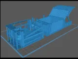 Surveillance post on scaffolding - sci-fi science fiction fu-8