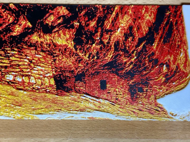 House On Fire (Bears Ears) Hue Forge