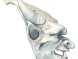 Gothic Gargoyle Head Sculpture – Dark Fantasy Model-3