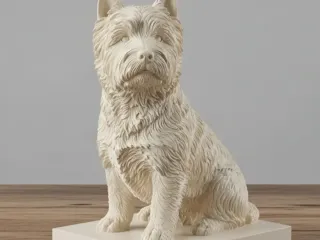 Cairn Terrier sentado 