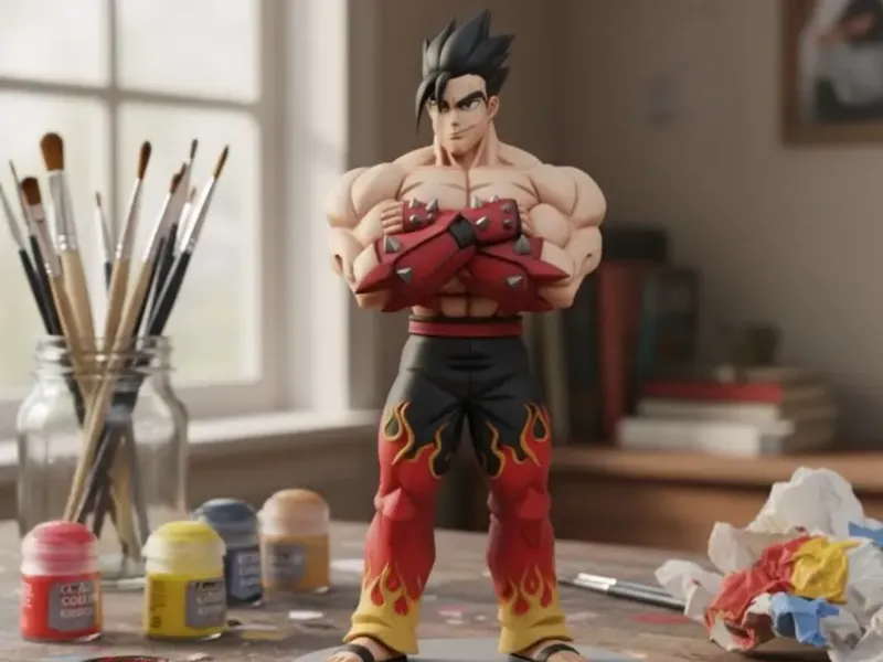Anime-Toon Jin Kazama – “El Fuego que No Cae”