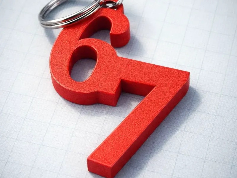 6/7 Keyring