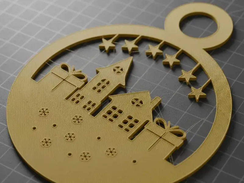 City Christmas Ornament