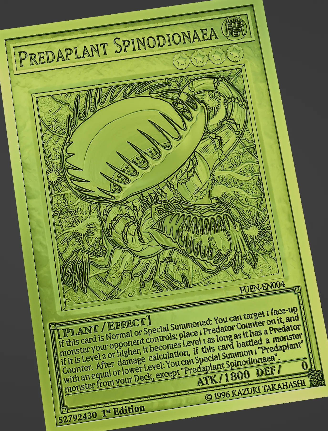 Spinodionaea predaplant - yugioh