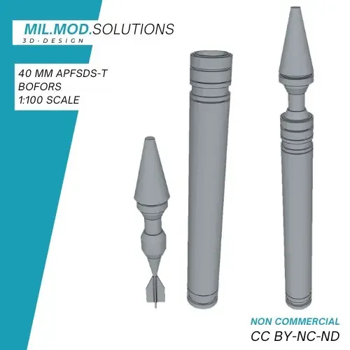 40 mm APFSDS-T Ammunition Bofors Försvarsmakten NATO