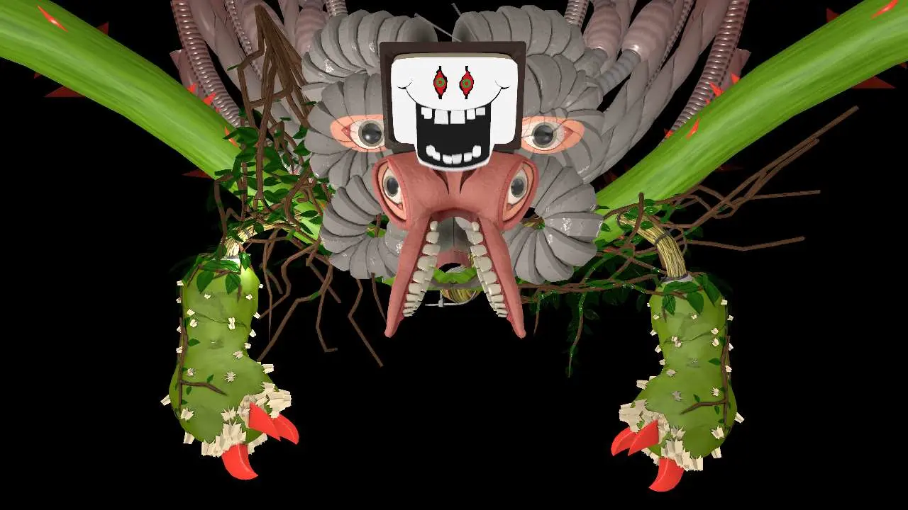 omega flowey 3d model PLS download
