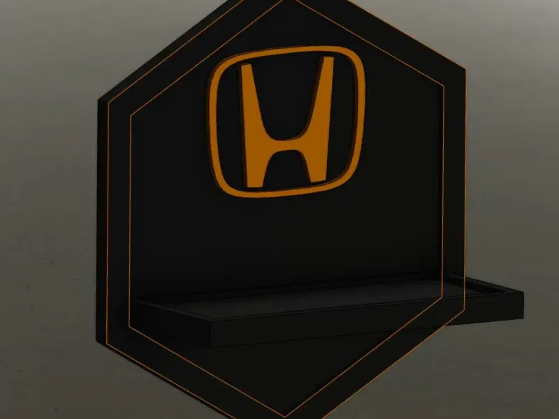 honda hotwheels wall display