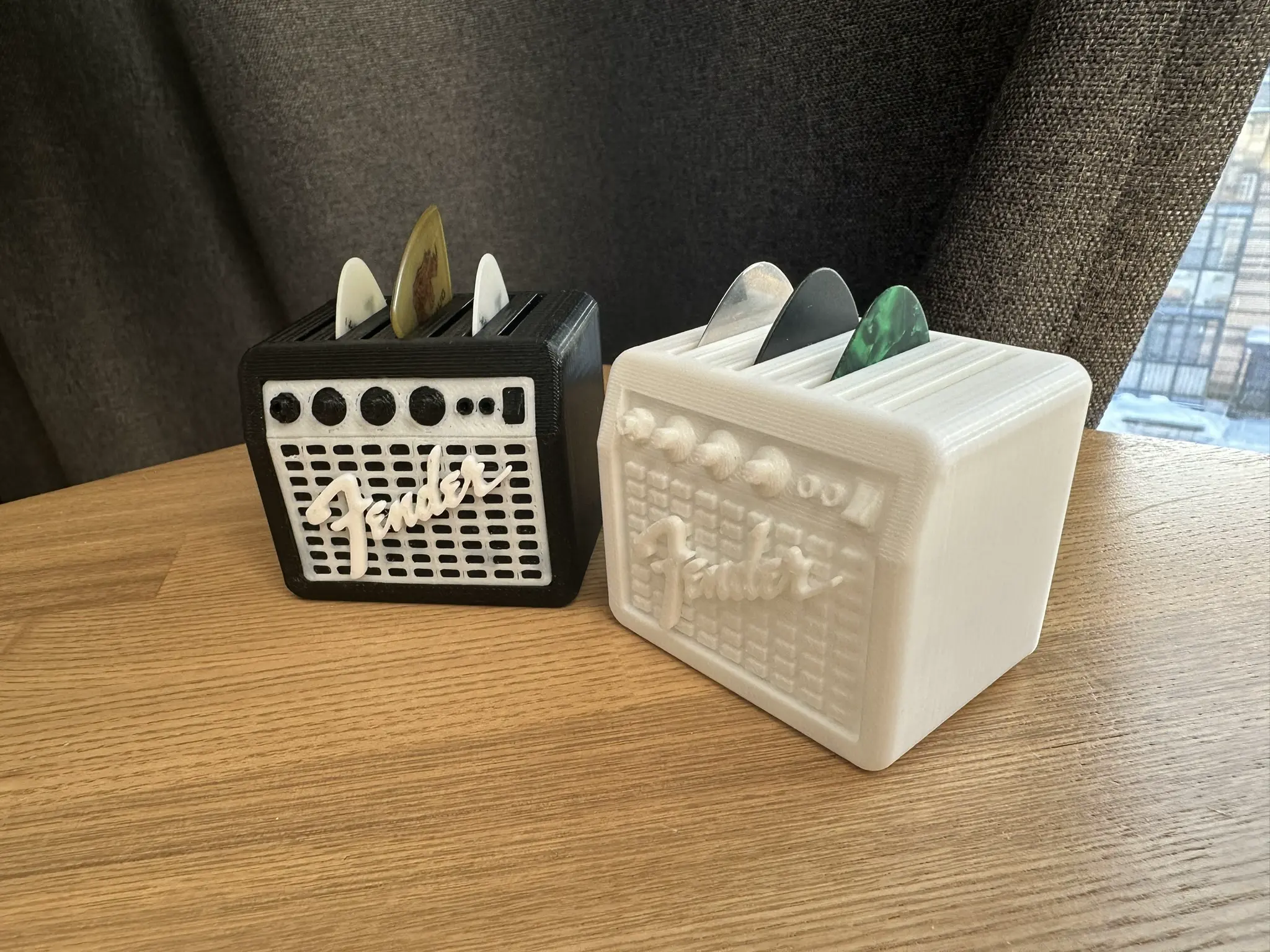 Fender amp guitar pick holder