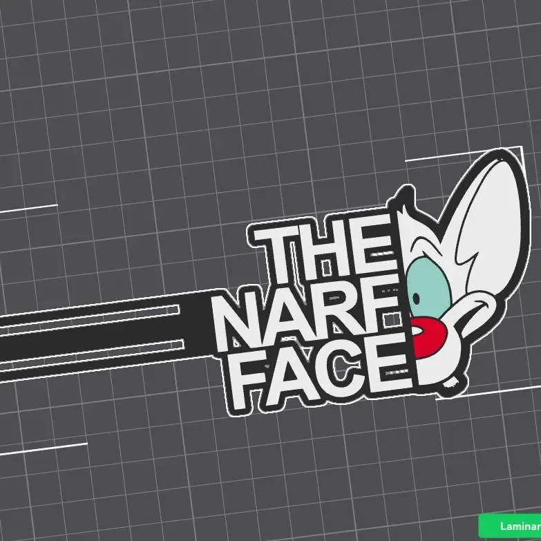 The Narf Face from Pinky & the brain bookmark