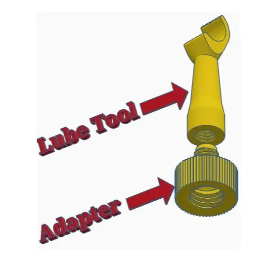 Z-Axis Lube Tool ADAPTER M10 X 1.5 THREAD