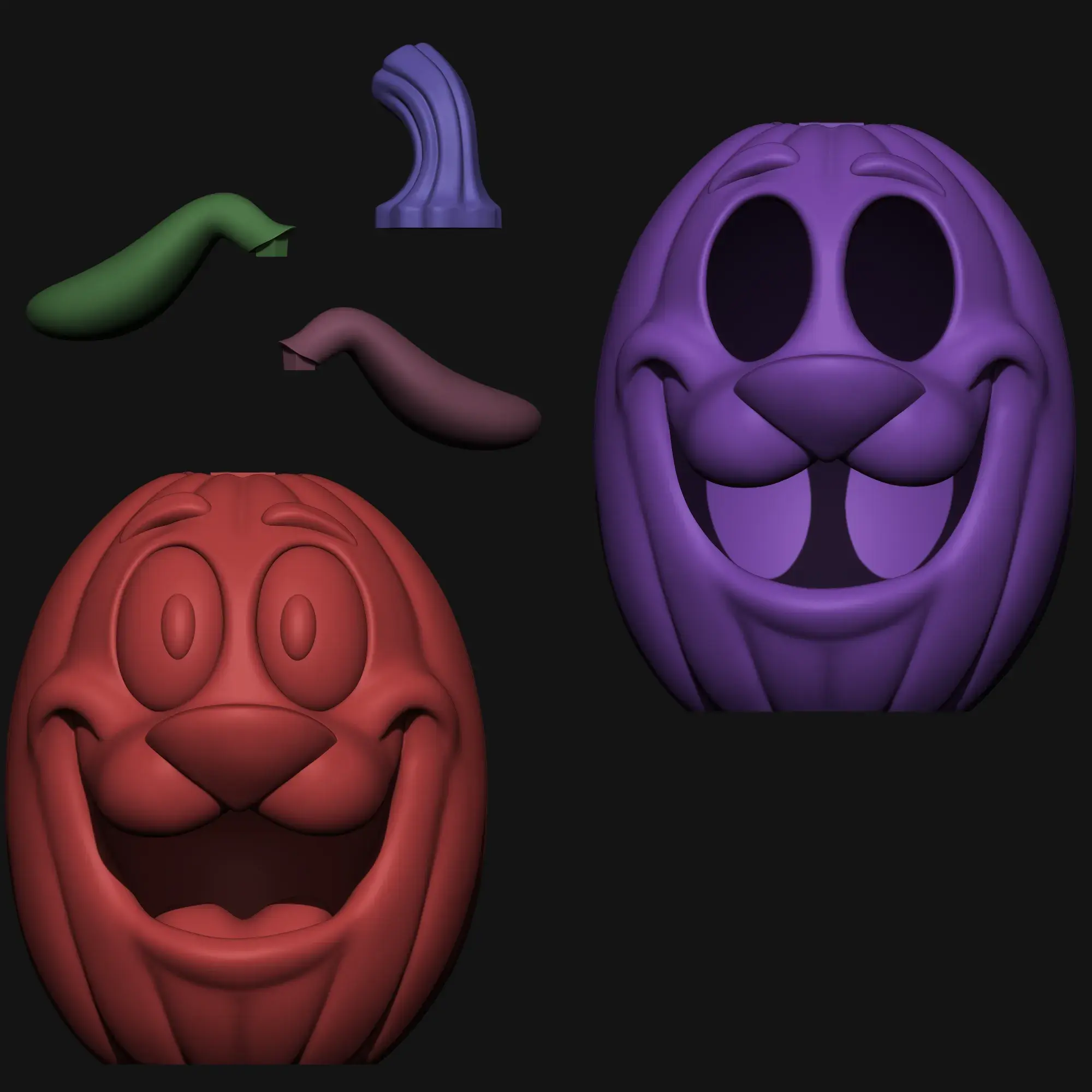 Home Decorations &amp; Ornaments STL Download - Courage the Cowardly Dog ...