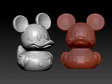 Rubber Duck - Mickey disney model - 3D print-1