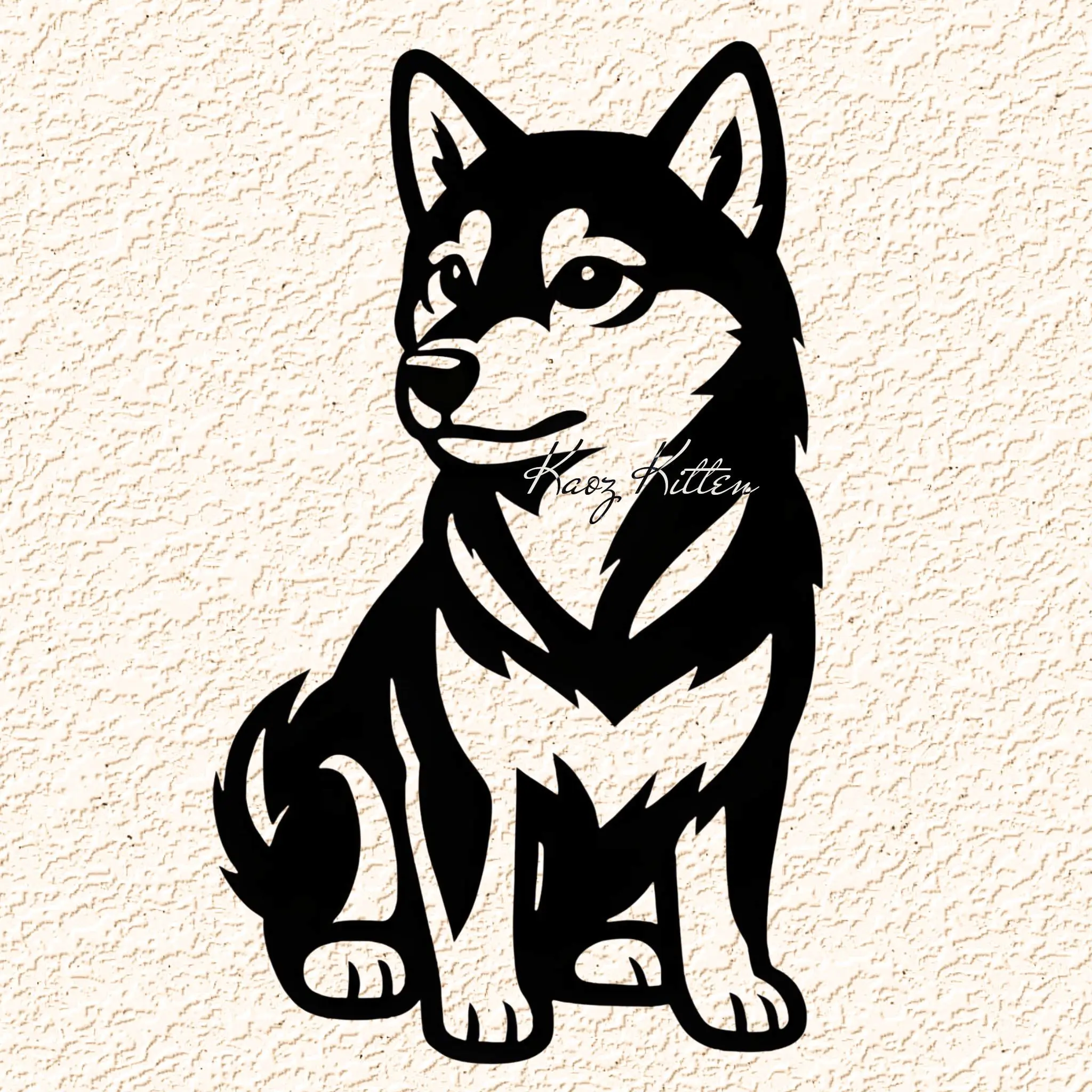 Shibu Inu Dog Companion Wall Art Home Decor