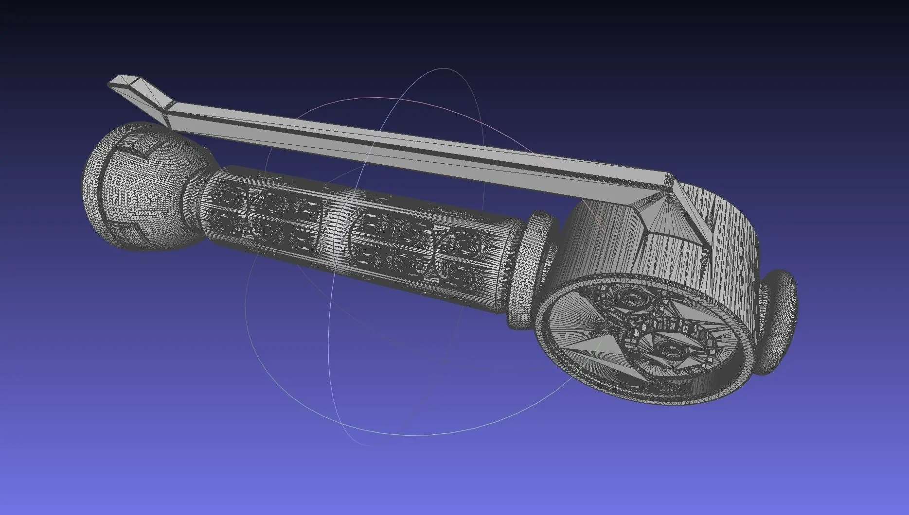 RWBY Ozpin Cane Model 3D