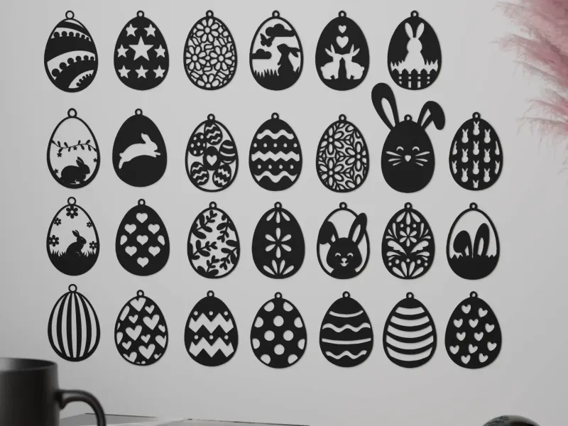 Easter Egg Ornament Hanger Collection