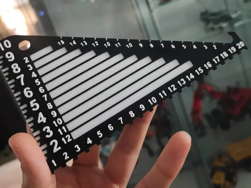 Ruler for measuring LEGO Studs. Bricks, Plates - 3 functions