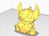 Stitch R Keychain-2