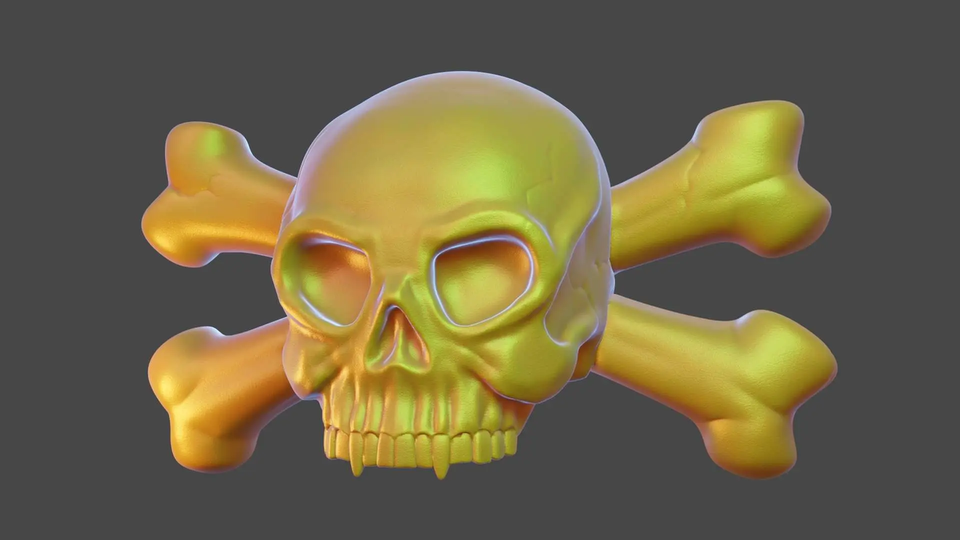 Skull Pirate Big Handle Door 