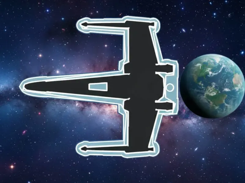 Llavero x-wing