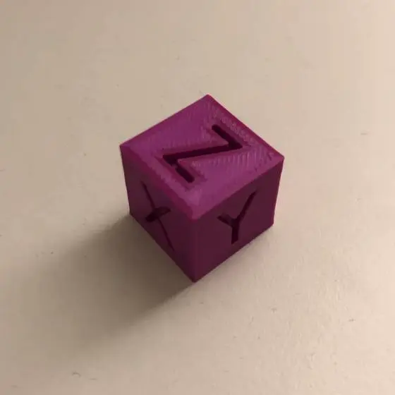 XYZ-10mm Calibration Cube