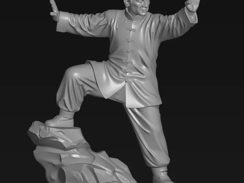 jackie chan 3d model