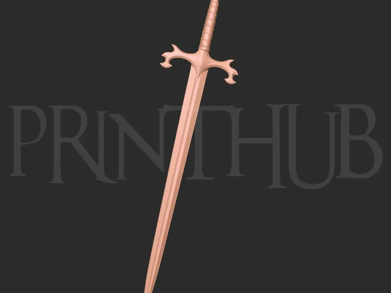 Oyu Broad Sword – Onimusha 2 Warlord Replica – 3D Print prop