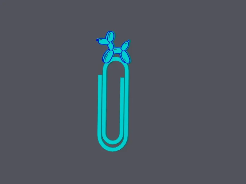 Balloon Dog - Paperclip v2