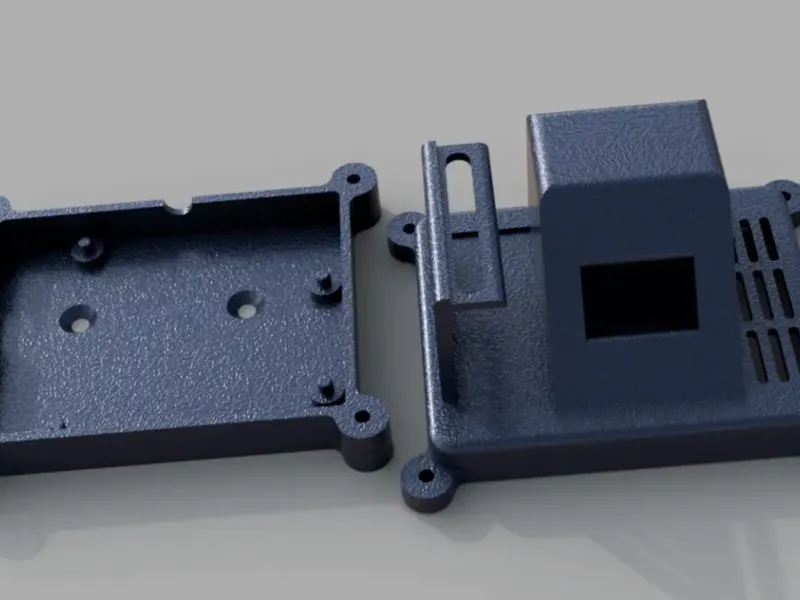 Arduino Uno R3 Case with OLED Screen and Battery Holder