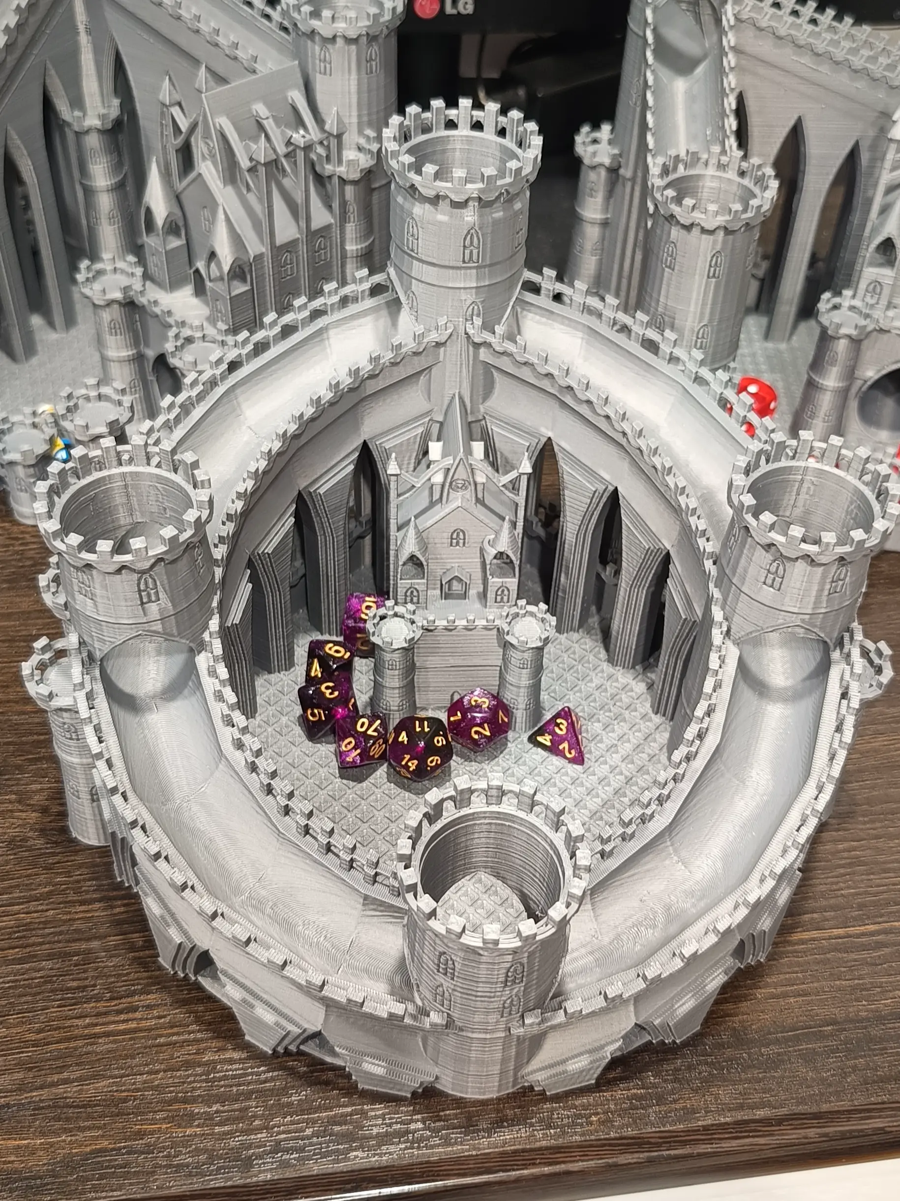 Dice castle quadro