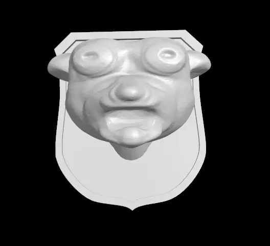 Mutant Head Trophies (2 total- for miniature game props)