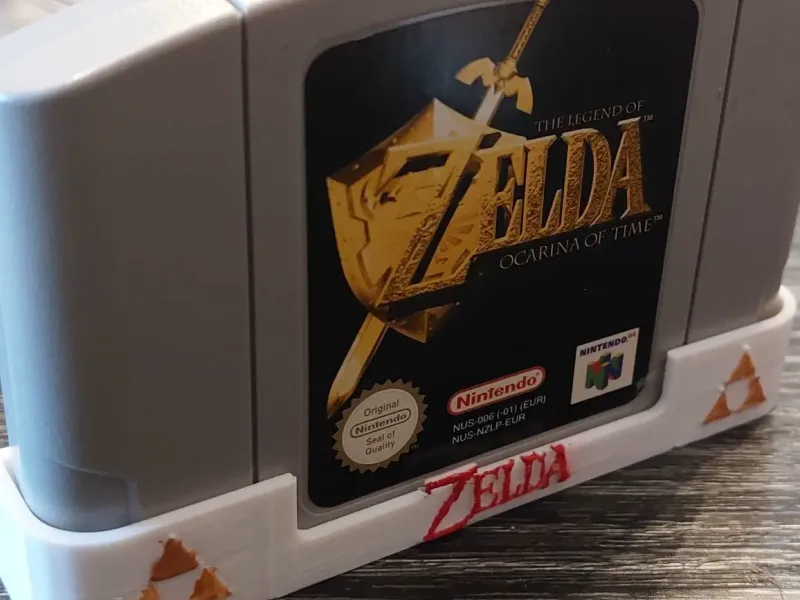 Stand Zelda pour cartouches N64 – 2 variantes –