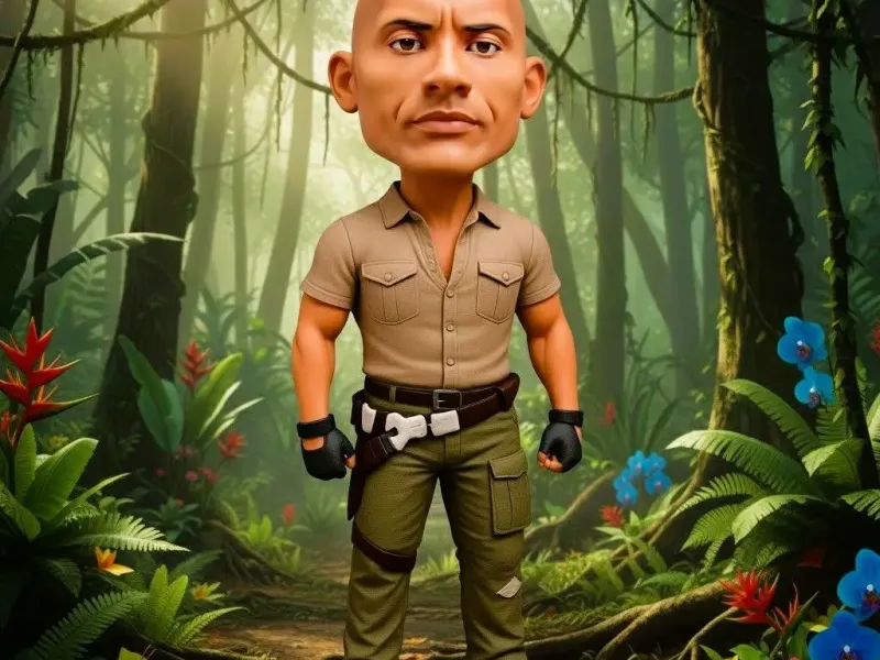 Bobblehead - The Rock (Jumanji)