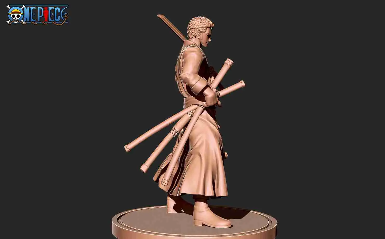 Zoro one piece 3D print model