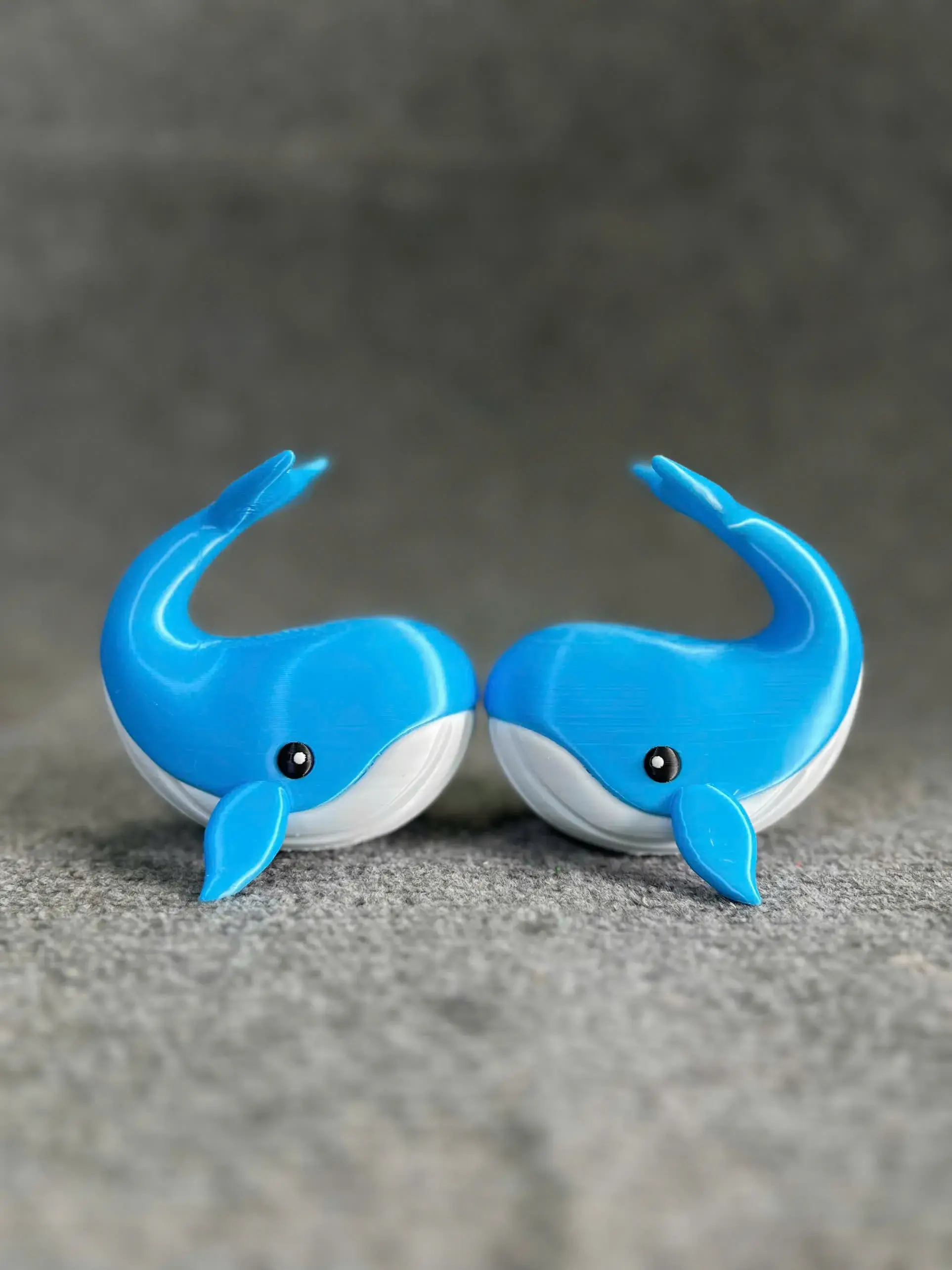 Cute Blue Whale - STL & 3mf Multicolor