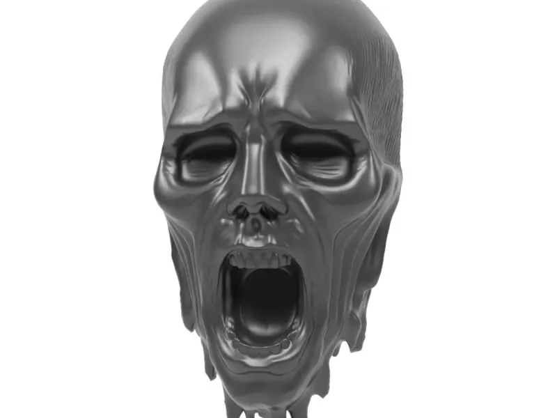 Scary face - wall decoration